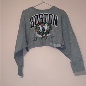 Boston Celtics Cropped Sweatshirt